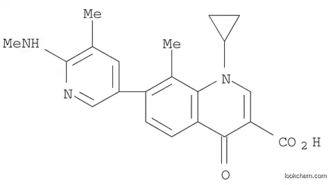 Molecular Structure of 245765-41-7 (Ozenoxacin)